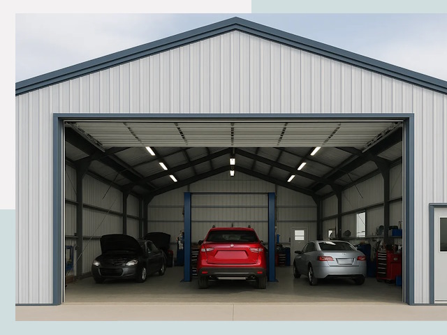 Ангары из сэндвич панелей от 622 руб. в Кореновск