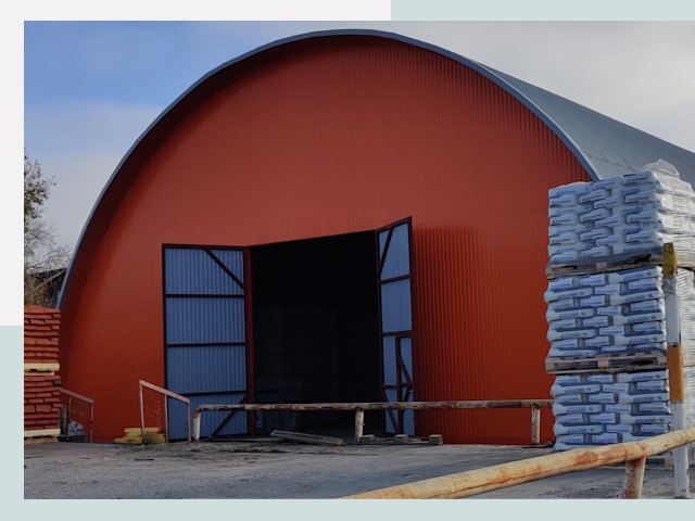 Полукруглые ангары по цене от 622 руб. в Кореновск