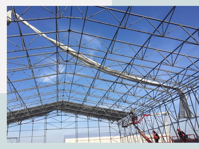 Шатровые ангары от 622 руб. в Кореновске и Краснодарском крае