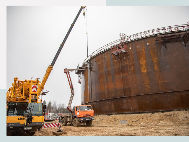 Монтаж резервуаров в Кореновске от 622 руб. за м³