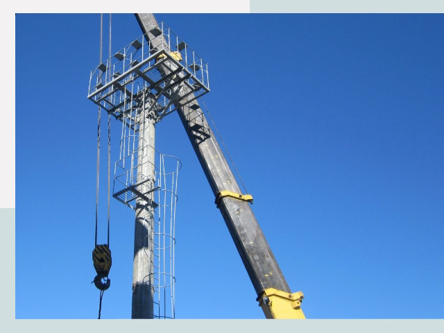 Монтаж осветительных мачт в Кореновск от 622 руб.