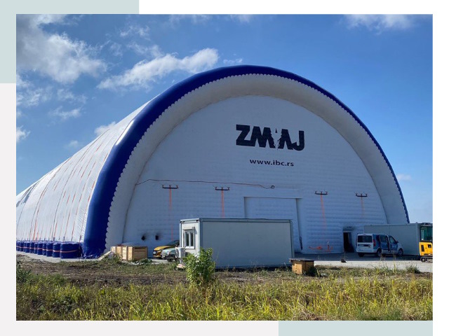 Брендирование ангаров в Кореновске