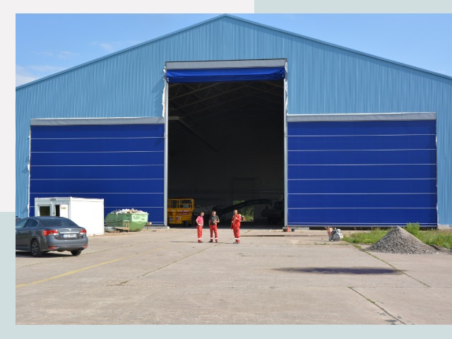 Ангарные ворота в Кореновск от СтальСтрой-Кнв по цене 622 руб.